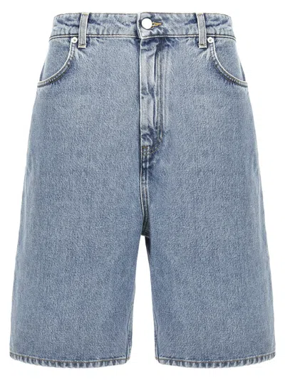 LOULOU STUDIO LIGHT BLUE ISU BERMUDA SHORTS