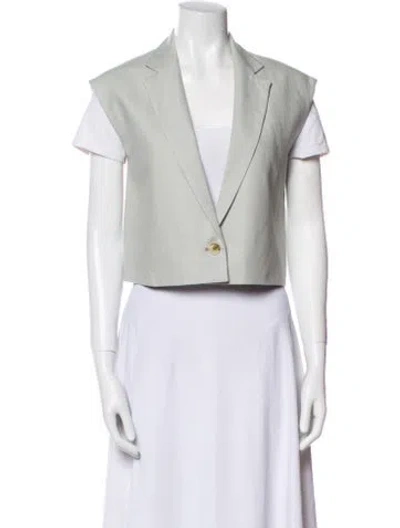 Pre-owned Loulou Studio Linen Vest In Neutral