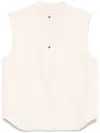 Loulou Studio Deconstructed Top In Neutrals