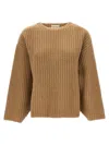 Loulou Studio Lola Sweater, Cardigans Beige