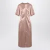 Loulou Studio Long Antique Dress In And In Pink