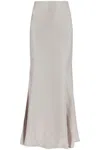 Loulou Studio "long Silk Skirt By Dalup In Grey
