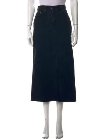 Pre-owned Loulou Studio Long Skirt In Black