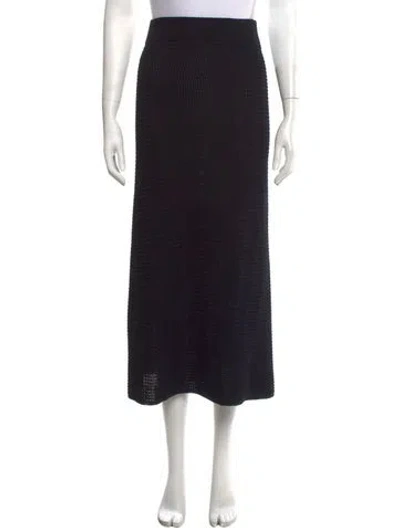 Pre-owned Loulou Studio Long Skirt In Black