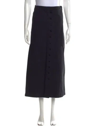 Pre-owned Loulou Studio Long Skirt In Black