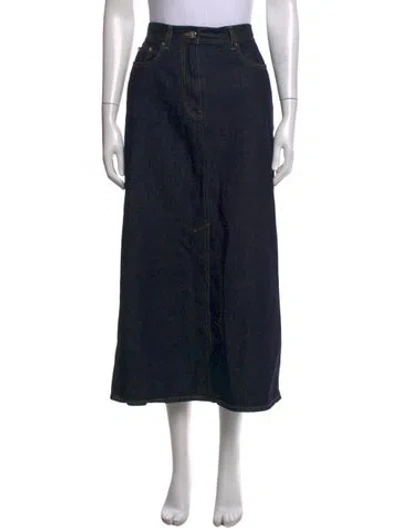 Pre-owned Loulou Studio Long Skirt In Black