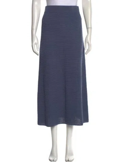 Pre-owned Loulou Studio Long Skirt In Blue