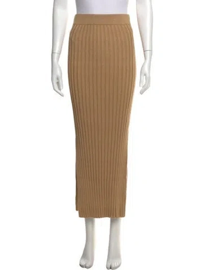 Pre-owned Loulou Studio Long Skirt In Neutrals