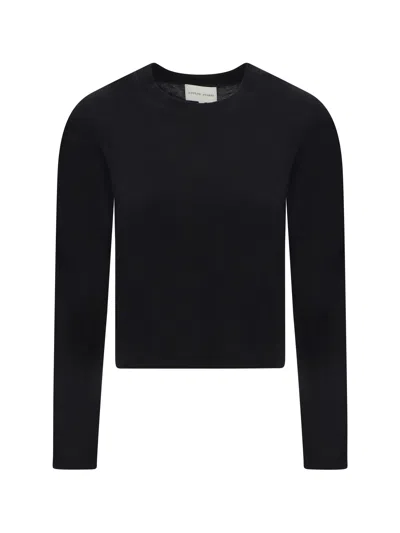 Loulou Studio Long Sleeve Jersey In Black