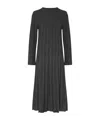 Loulou Studio Long Sleeve Knit Dress In Gray