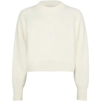 Loulou Studio Long Sleeve Sweater In White