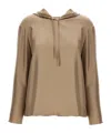 Loulou Studio Long-sleeved Hoodie In Nude