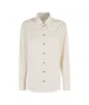 Loulou Studio Long-sleeved Shirt In White