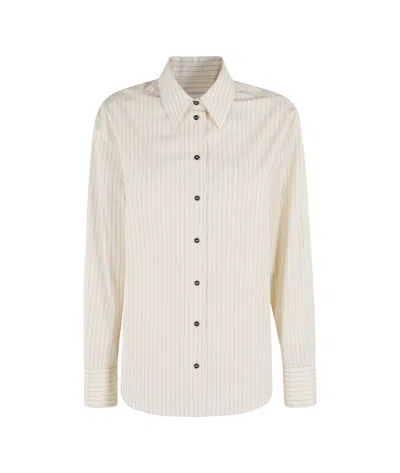 Loulou Studio Long-sleeved Shirt In White