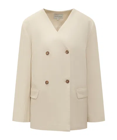 LOULOU STUDIO LOULOU STUDIO ICHA DOUBLE-BREASTED BLAZER