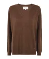 Loulou Studio Classic Col V In Brown