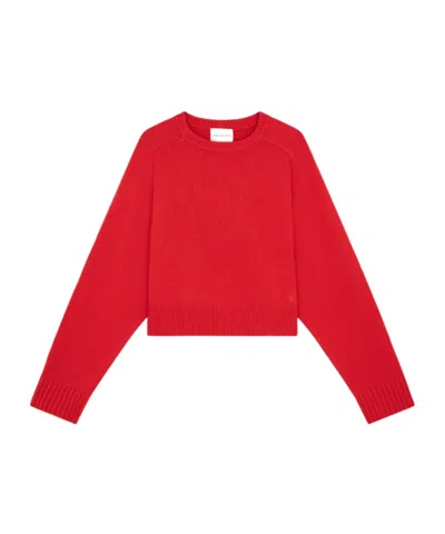 Loulou Studio Long-sleeved Sweater In Red