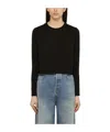 Loulou Studio Crew-neck Jumper In Black