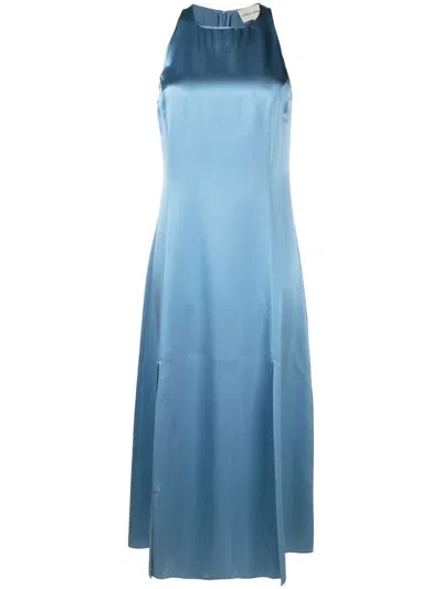 Loulou Studio Long Sleeveless Dress Clothing In Blue