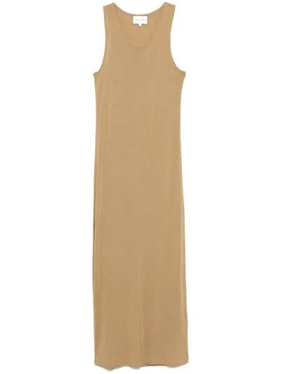 Loulou Studio Long Tank Dress Clothing In Beige
