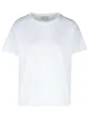 Loulou Studio Telanto Cotton Tshirt Clothing In White