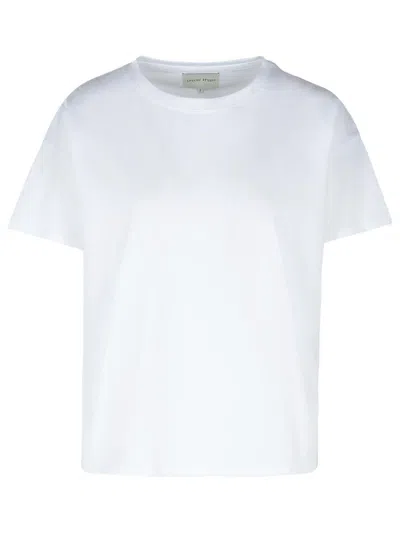 LOULOU STUDIO LOULOU STUDIO 'BASILUZZO' WHITE COTTON T-SHIRT