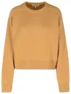 LOULOU STUDIO LOULOU STUDIO 'BRUZZI' BEIGE CASHMERE SWEATER