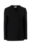 Loulou Studio Loulou Black Viscose Blend Munro Blazer In Black