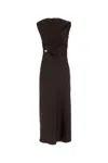 Loulou Studio Loulou Brown Silk Roan Dress In Brown