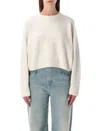 Loulou Studio Loulou Bruzzi Cropped Wool And Cashmere Sweater In Neutral