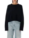 Loulou Studio Bruzzi Lds Knitwear In Black Wool In Black