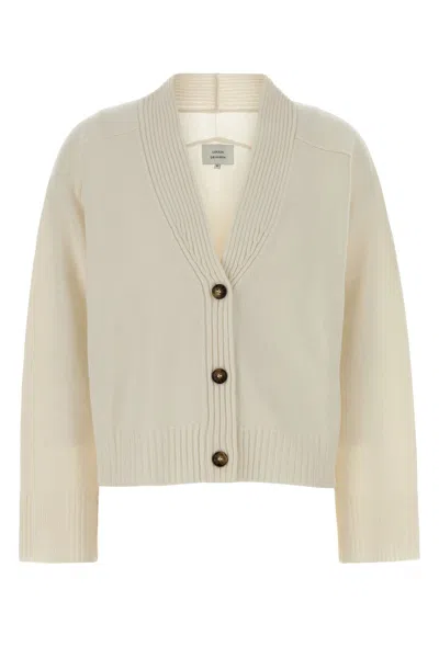 Loulou Studio Loulou Ivory Cashmere Oversize Kaia Cardigan In Neutral