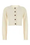 Loulou Studio Loulou Ivory Cashmere Zephir Cardigan In Neutral
