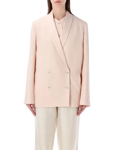 Loulou Studio Loulou Mini Elegant Tailored Jacket For Women In Pink