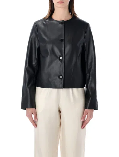 Loulou Studio Loulou Raho Leather Jacket In Black