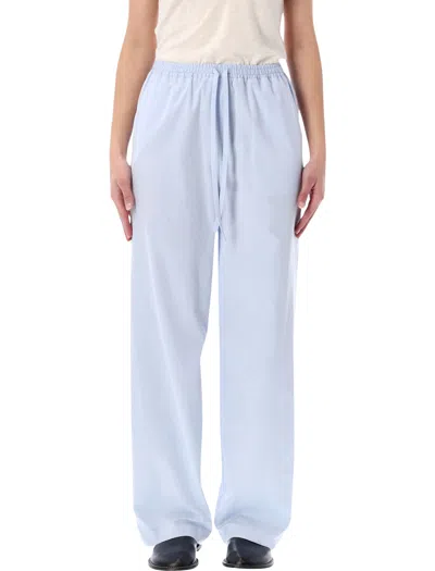 Loulou Studio Loulou Sero Cotton Poplin Trousers In White