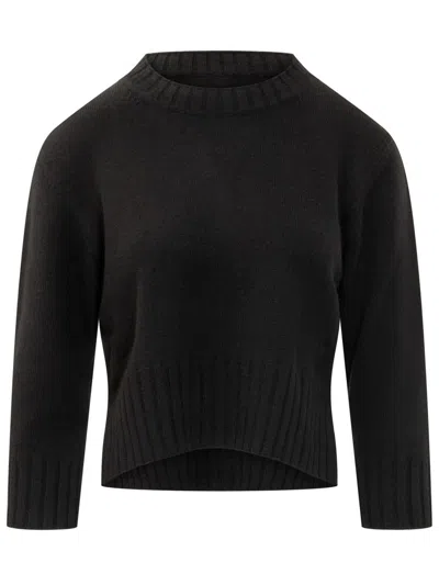 Loulou Studio Black Jersey In Green