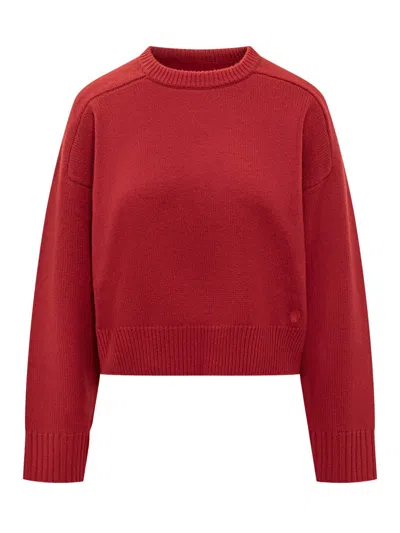 LOULOU STUDIO LOULOU STUDIO LOULOU STUDIO RED SWEATER WITH CREW NECK
