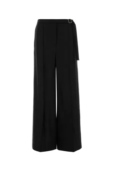 Loulou Studio Loulou Viscosa Blend Pratt Pant In Black
