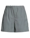 Loulou Studio Loulou Woman Shorts & Bermuda Shorts Grey Size S Viscose, Wool In Brown