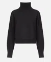 Loulou Studio Luke Stand Collar Sweater In Black