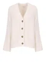 Loulou Studio Lynn Cardigan In White