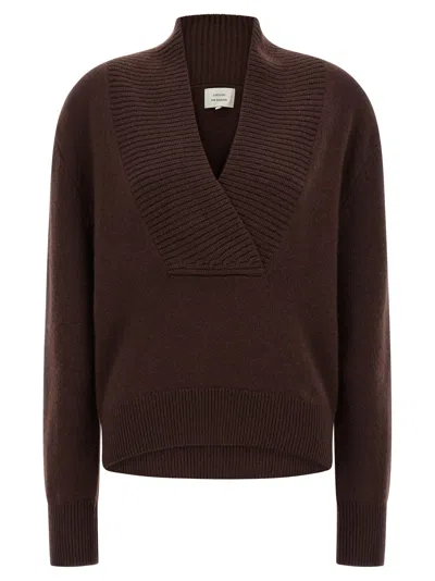 Loulou Studio Makela Sweater In Brown