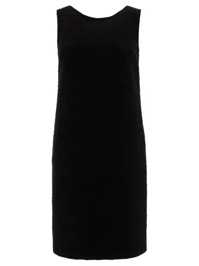 Loulou Studio Maley Sleeveless Boat Neckline Dress In Black