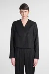Loulou Studio Malli Blazer In Black Viscose In Black