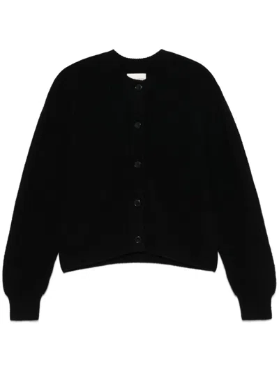 Loulou Studio Black Manoa Cardigan