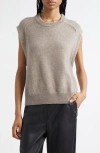 Loulou Studio Loulou De Saison Mari Boxy Wool & Cashmere Sweater In Ash Grey