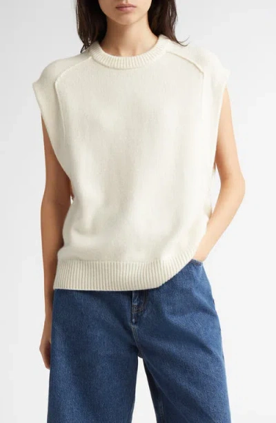 Loulou Studio Loulou De Saison Mari Boxy Wool & Cashmere Sweater In Ivory