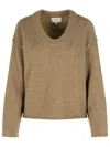 Loulou Studio Melange Mole Cachemire Sweater In Neutral