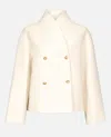 Loulou Studio Meyer Double Breasted Jacket In White